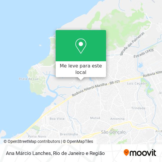 Ana Márcio Lanches mapa