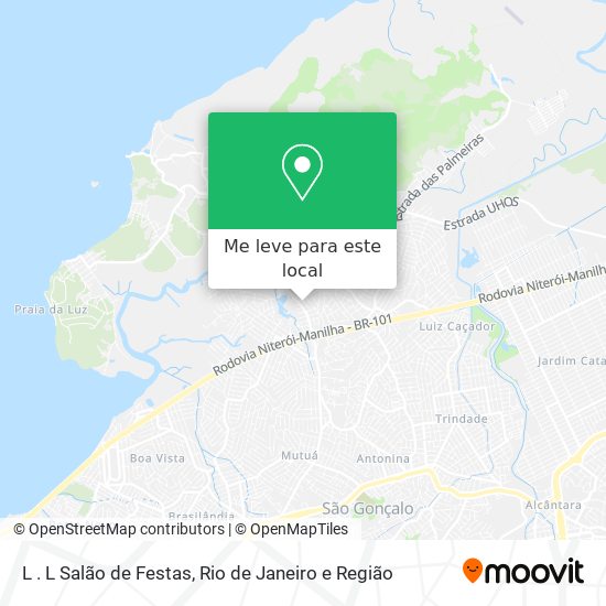 L . L Salão de Festas mapa