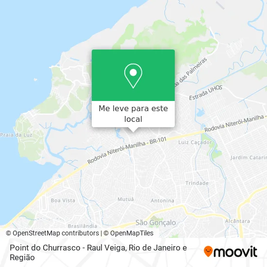 Point do Churrasco - Raul Veiga mapa
