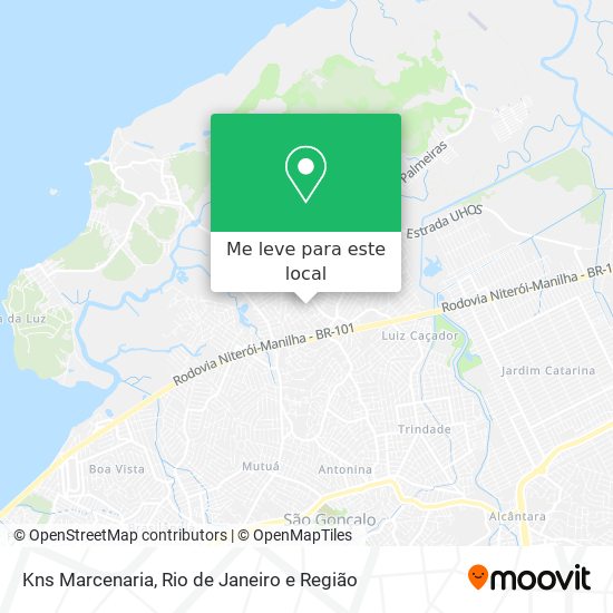 Kns Marcenaria mapa