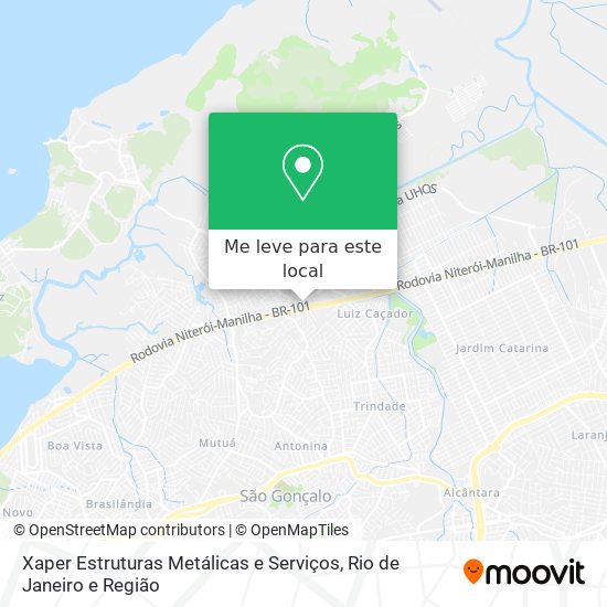 Xaper Estruturas Metálicas e Serviços mapa