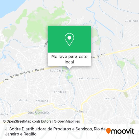 J. Sodre Distribuidora de Produtos e Servicos mapa