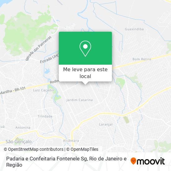 Padaria e Confeitaria Fontenele Sg mapa