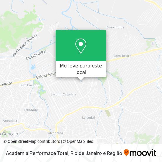 Academia Performace Total mapa