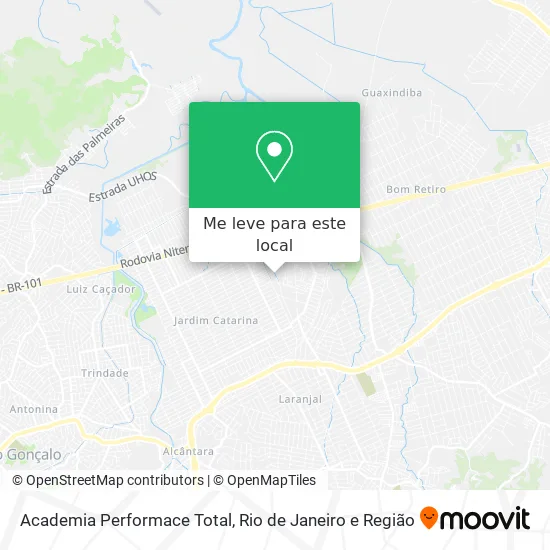 Academia Performace Total mapa