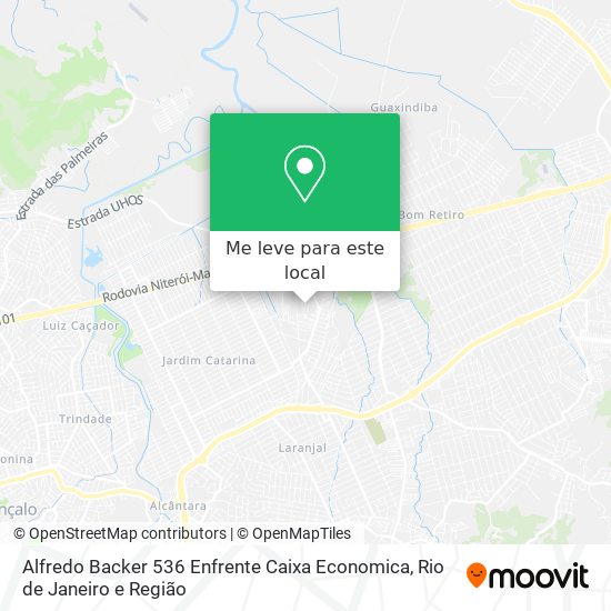 Alfredo Backer 536 Enfrente Caixa Economica mapa