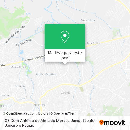 CE Dom Antônio de Almeida Moraes Júnior mapa