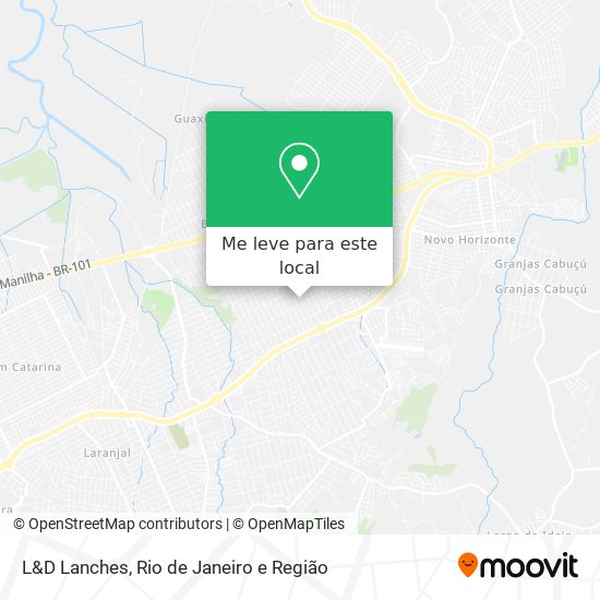 L&D Lanches mapa