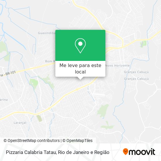 Pizzaria Calabria Tatau mapa
