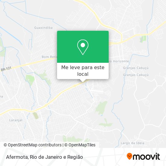 Afermota mapa