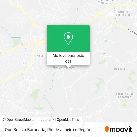 Que Beleza-Barbearia mapa