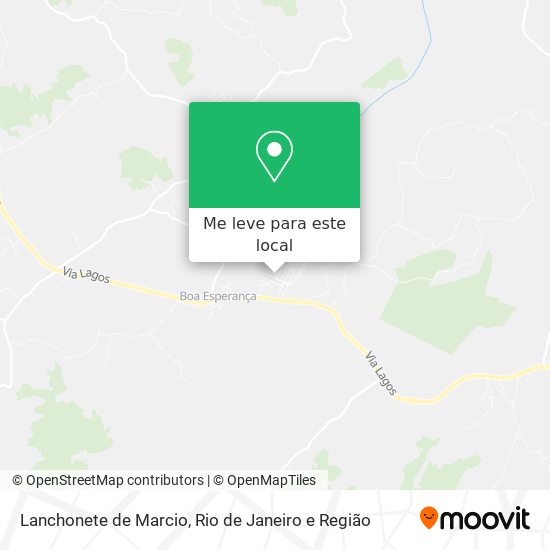 Lanchonete de Marcio mapa