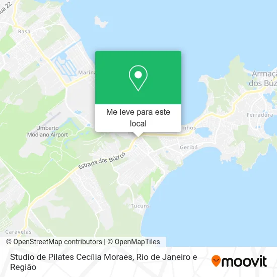 Studio de Pilates Cecília Moraes mapa
