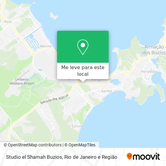 Studio el Shamah Buzios mapa