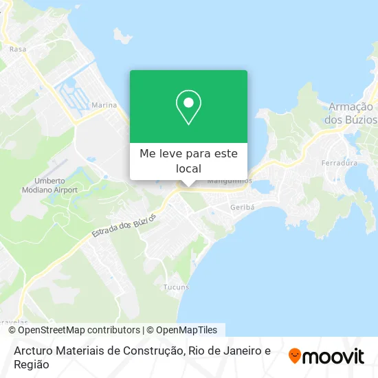 Arcturo Materiais de Construção mapa