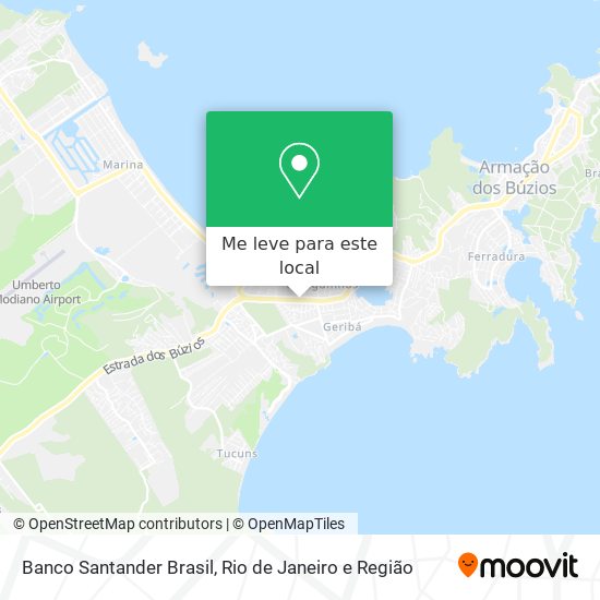 Banco Santander Brasil mapa
