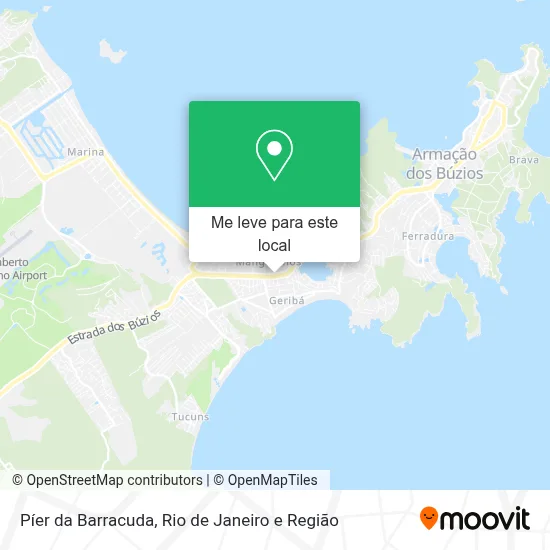 Píer da Barracuda mapa