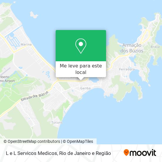 L e L Servicos Medicos mapa