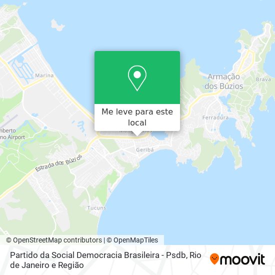 Partido da Social Democracia Brasileira - Psdb mapa