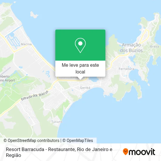 Resort Barracuda - Restaurante mapa