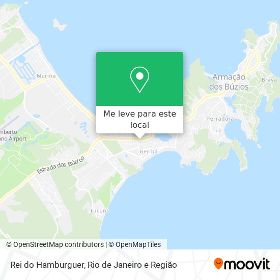Rei do Hamburguer mapa