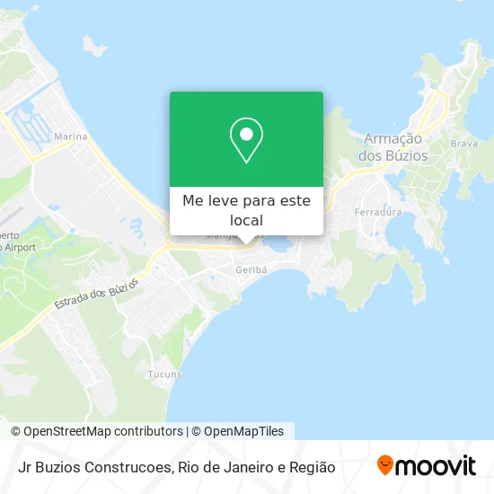Jr Buzios Construcoes mapa