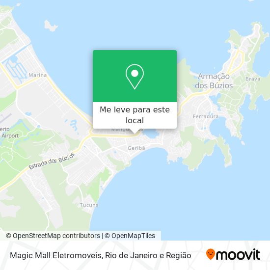 Magic Mall Eletromoveis mapa