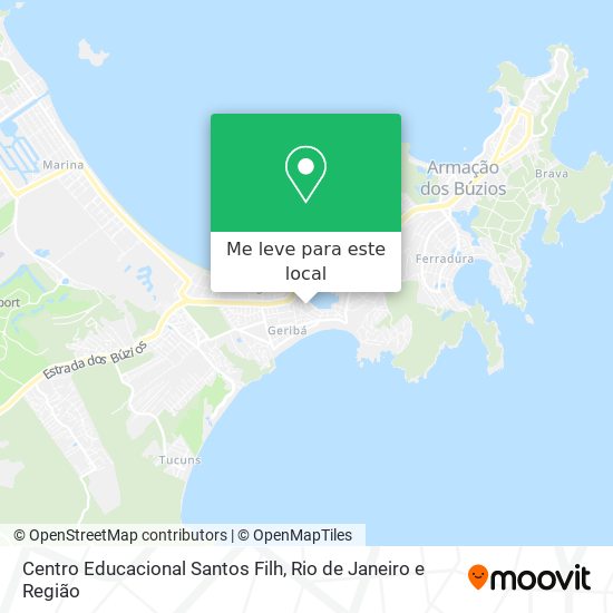 Centro Educacional Santos Filh mapa