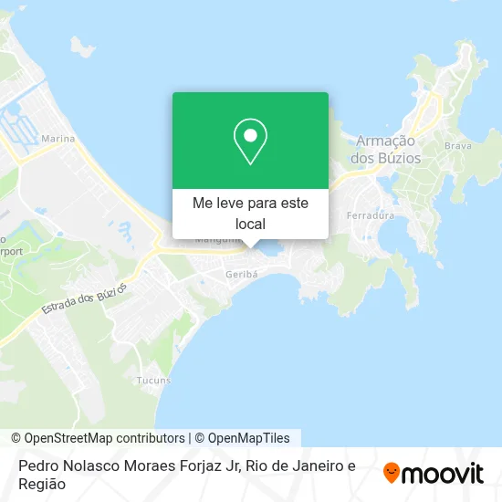 Pedro Nolasco Moraes Forjaz Jr mapa