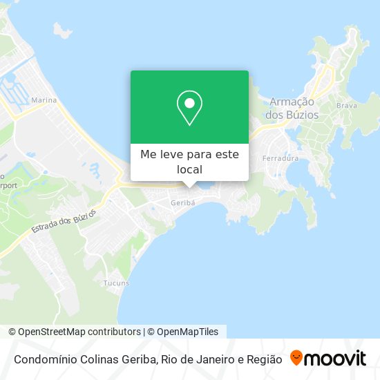 Condomínio Colinas Geriba mapa