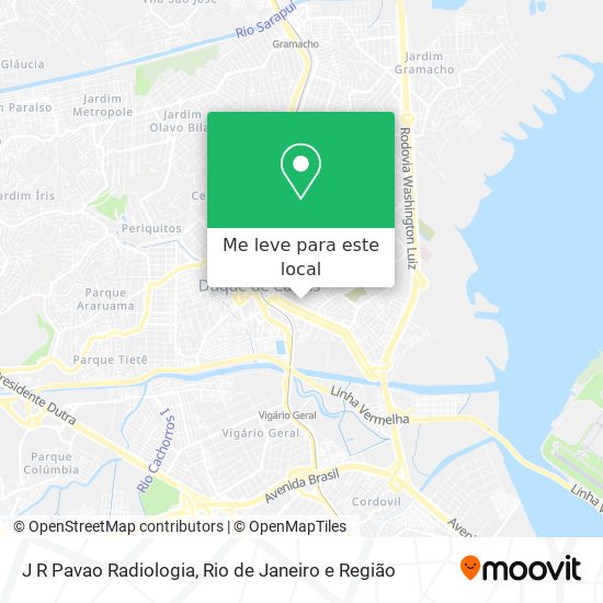 J R Pavao Radiologia mapa