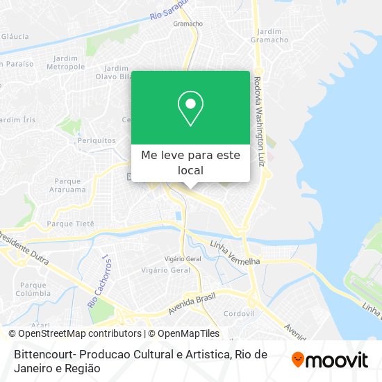 Bittencourt- Producao Cultural e Artistica mapa