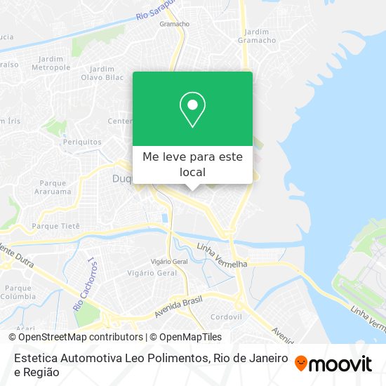 Estetica Automotiva Leo Polimentos mapa
