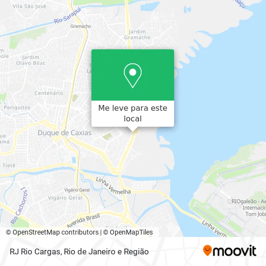 RJ Rio Cargas mapa