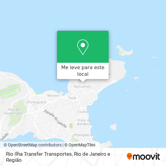 Rio Ilha Transfer Transportes mapa