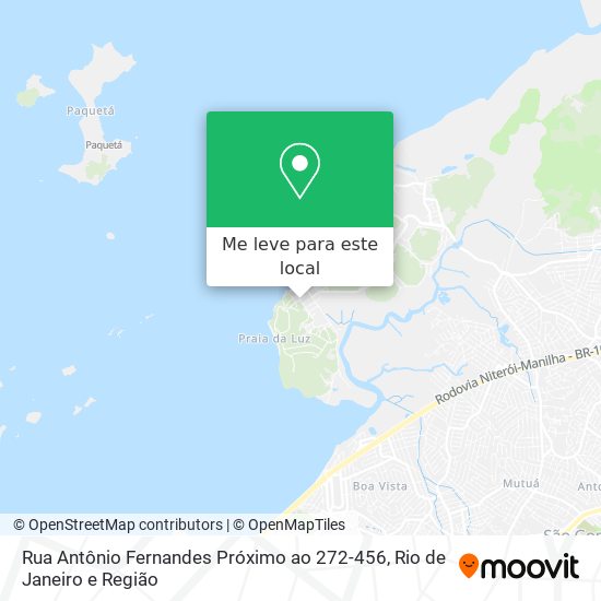 Rua Antônio Fernandes Próximo ao 272-456 mapa