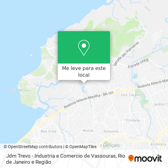 Jdm Trevo - Industria e Comercio de Vassouras mapa