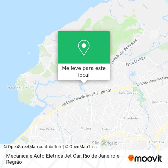 Mecanica e Auto Eletrica Jet Car mapa