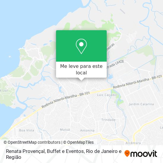 Renata Provençal, Buffet e Eventos mapa