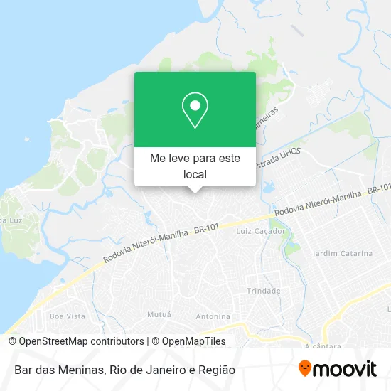 Bar das Meninas mapa