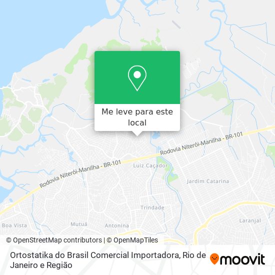 Ortostatika do Brasil Comercial Importadora mapa