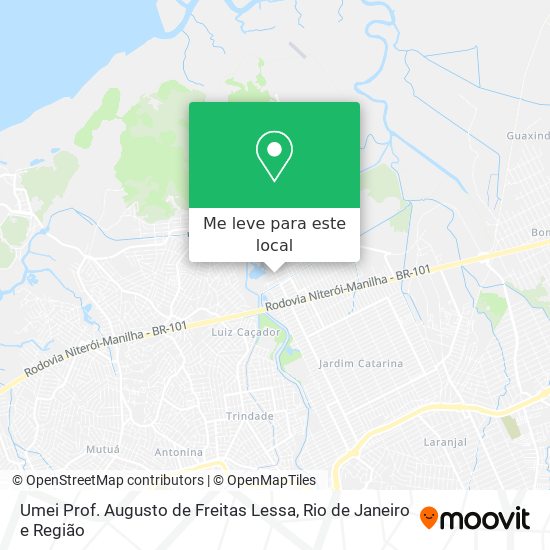 Umei Prof. Augusto de Freitas Lessa mapa