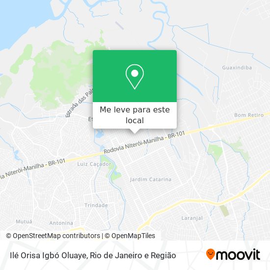 Ilé Orisa Igbó Oluaye mapa