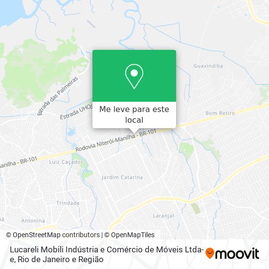 Lucareli Mobili Indústria e Comércio de Móveis Ltda-e mapa