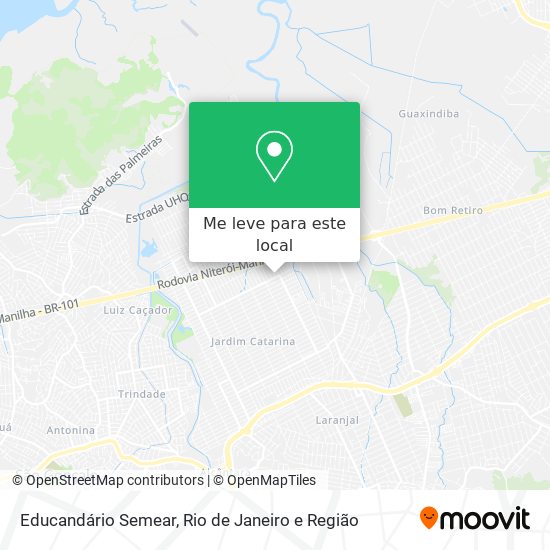 Educandário Semear mapa