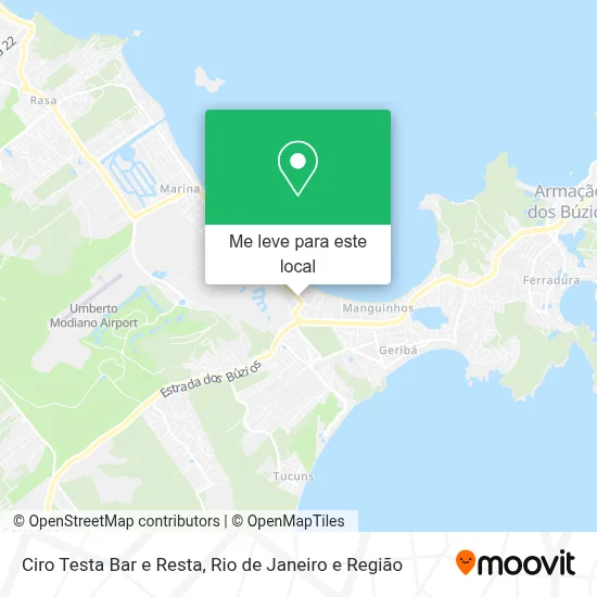Ciro Testa Bar e Resta mapa