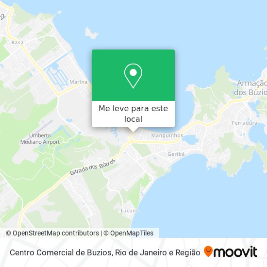 Centro Comercial de Buzios mapa