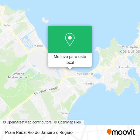 Praia Rasa mapa
