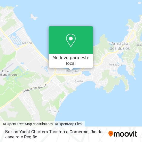 Buzios Yacht Charters Turismo e Comercio mapa