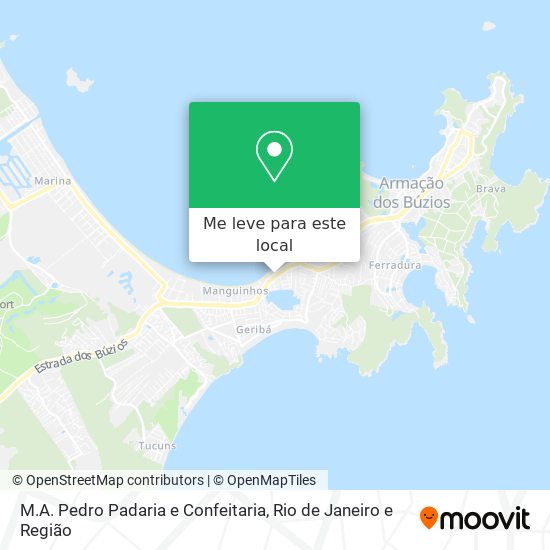 M.A. Pedro Padaria e Confeitaria mapa
